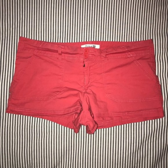 Red Forever 21 shorts - Picture 1 of 3